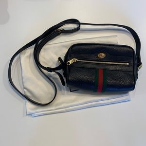 Gucci Mini Ophidia Black Crossbody Bag